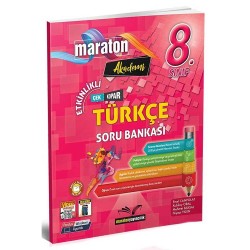Maraton Yayıncılık  8. Sınıf LGS Türkçe Etkinlikli Soru Bankası