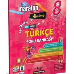 Maraton Yayıncılık  8. Sınıf LGS Türkçe Etkinlikli Soru Bankası