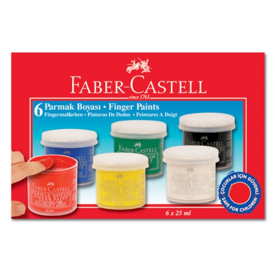 Faber-Castell Parmak Boyası 6 Renk