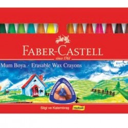 Faber-Castell Silinebilir Wax Crayon Pastel Boya 25’Li