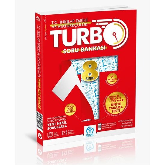 Model Eğitim Yayınları 8.Sınıf Turbo İnkilap Tarihi Soru Bankası