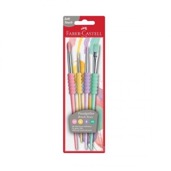 Faber Castell Pastel 4'Lü Soft Fırça Seti