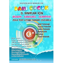 Altın Nokta 3. Sınıf Dahi Çocuk Bilsem Kanguru Olimpiyat Zeka Kitabı