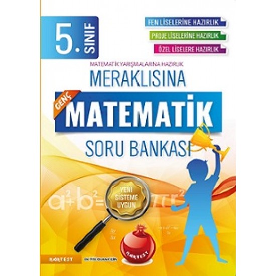 Nar Test 5. Sınıf Kırmızı Meraklısına Genç Matematik Soru Bankası Fen Liselerine Hazırlık