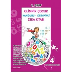 Altın Nokta 4. Sınıf Olimpik Çocuk Bilsem Kanguru Olimpiyat Zeka Kitabı