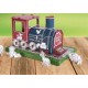 Circus Train 3D Boyutlu Karton Maket Boyama Treni