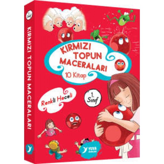 Kırmızı Topun Maceraları 1.Sınıf 10 Kitap