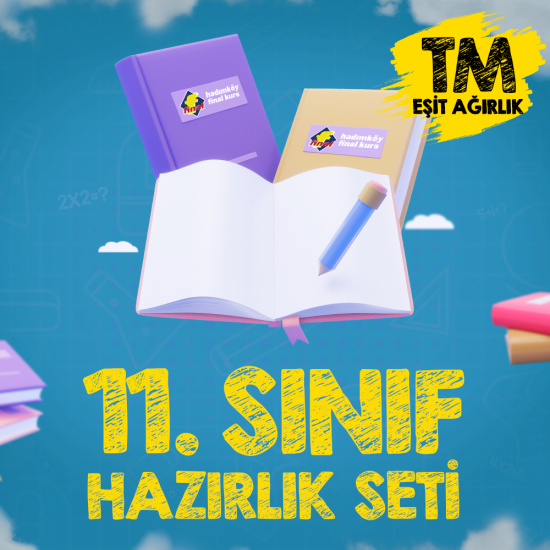 Arnavutköy - Hadımköy Final Mega Kurs 11.Sınıf (Eşit Ağırlık) Kitap Seti