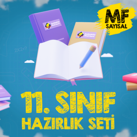 Arnavutköy - Hadımköy Final Mega Kurs 11.Sınıf (Sayısal) Kitap Seti