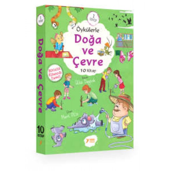 Öykülerle Doğa ve Çevre 1.Sınıf 10 Kitap Renkli Hece