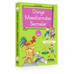 Dünya Masallarından Seçmeler 1.Sınıf Renkli Heceli Dünya Masallarından Seçmeler 1.Sınıf Renkli Heceli