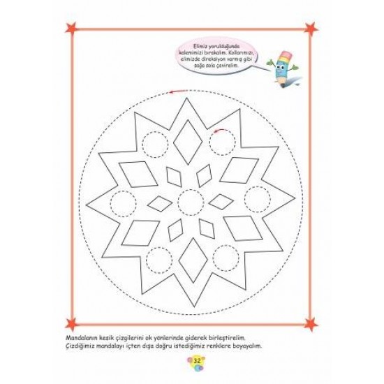 Farklı Kalemle Çizgiler (Spiralli Çizgi Çalışmaları Kitabı)