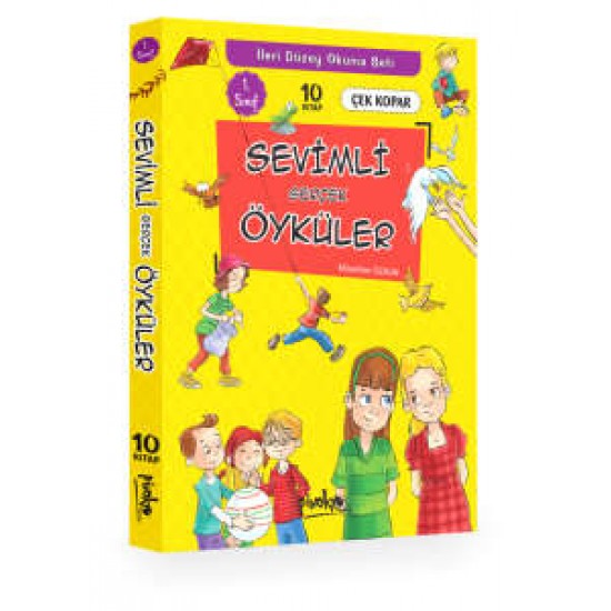 Sevimli Gerçek Öyküler 1.Sınıf Düz Yazılı 10 Kitap set