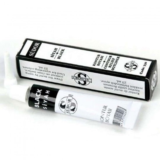 Südor Kontur Boyası 25 ml. Siyah