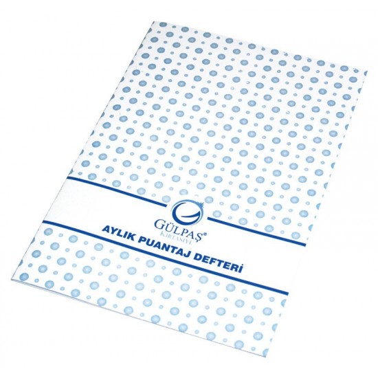 AYLIK PUANTAJ DEFTERİ BÜYÜK BOY