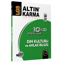 Altın Karma 8.Sınıf LGS Din Kültürü ve Ahlak Bilgisi 10x10 Deneme