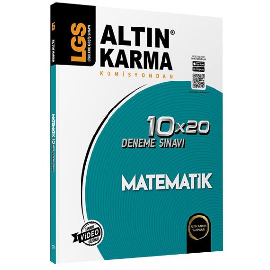 Altın Karma 8.Sınıf LGS Matematik 10x20 Deneme Sınavı