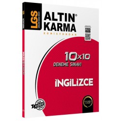 Altın Karma 8.Sınıf LGS İngilizce 10x10 Deneme Sınavı