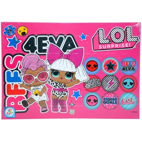Laço Kids-LOL 24 PCS FRAME PUZZLE