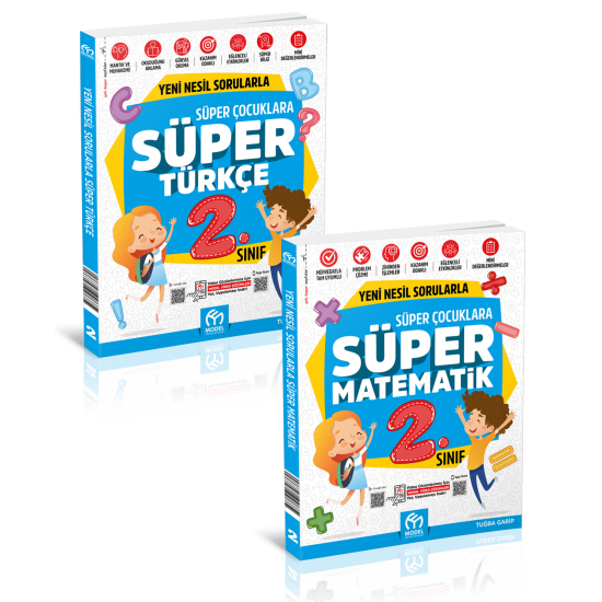 Model Eğitim 2. Sınıf Yeni Nesil Sorularla Süper Türkçe – Matematik
