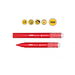 Adel 12 Jumbo Keçeli Kalem