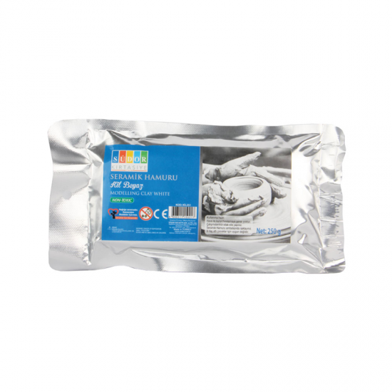 Seramik Kil 250 Gr Beyaz