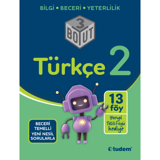 Tudem Yayınları 2. Sınıf Türkçe 3 Boyut
