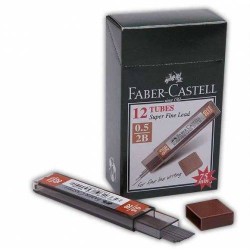 Faber Castell Min Kalem Ucu Super Fine 2B 0.5 (12 Adet)