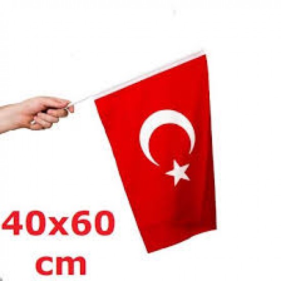Türk Bayrağı Alpaka 40×60 cm