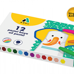 Adel 12 Renk Pastel Boya