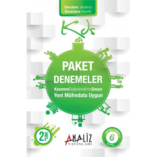 Analiz Yayınları 2.sınıf Paket Deneme Sınavı 6'lı Deneme