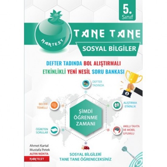 NAR TEST 5. Sınıf Yeşil Defter Tadında Tane Tane Sosyal Bilgiler