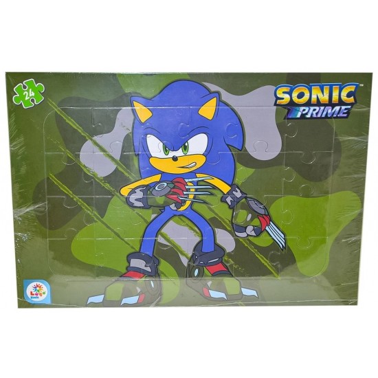 Laçokids-Sonic 24 Parça Frame Puzzle