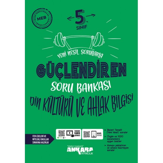 Ankara Yayıncılık 5. Sınıf Din Kültürü ve Ahlak Bilgisi Güçlendiren Soru Bankası
