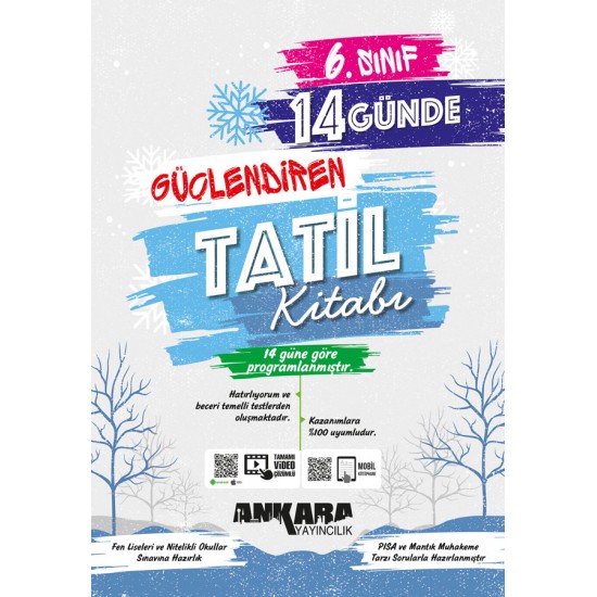 Ankara Yayıncılık 6. Sınıf 14 Günde Güçlendiren Tatil Kitabı