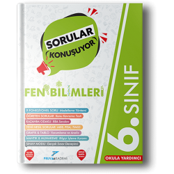 Pruva Akademi Yaynları 6. Sınıf Fen Bilimleri Soru Bankası