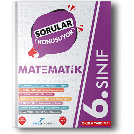 Pruva Akademi Yaynları 6. Sınıf Matematik Soru Bankası