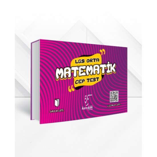 Karekök Yayınları 8. Sınıf LGS Matematik Orta Cep Test
