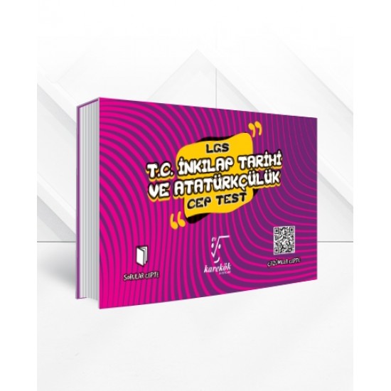 Karekök Yayınları 8. Sınıf LGS T.C. İnkılap Tarihi ve Atatürkçülük Cep Test