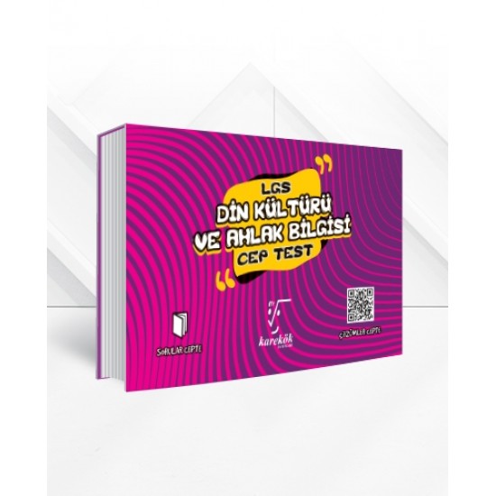 Karekök Yayınları 8. Sınıf LGS Din Kültürü ve Ahlak Bilgisi Cep Test