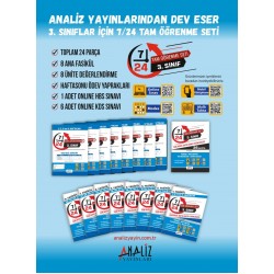 Analiz Yayınları 3.Sınıf 7/24 Öğrenme Seti