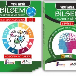 Analiz Yayınları Bilsem Hazırlık Kitabı Set Seviye 1
