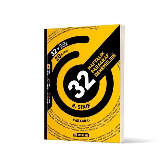 Hız Yayınları 8.Sınıf 32 Haftalık Paragraf Denemeleri