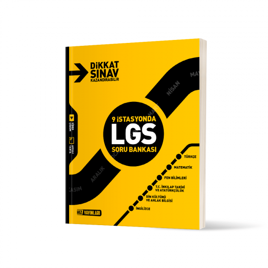 Hız Yayınları 8. Sınıf 9 İstasyonda Lgs Soru Bankası