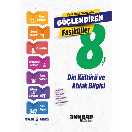 Ankara Yayıncılık 8. Sınıf Din Kültürü ve Ahlak Bilgisi Güçlendiren SET Fasiküller