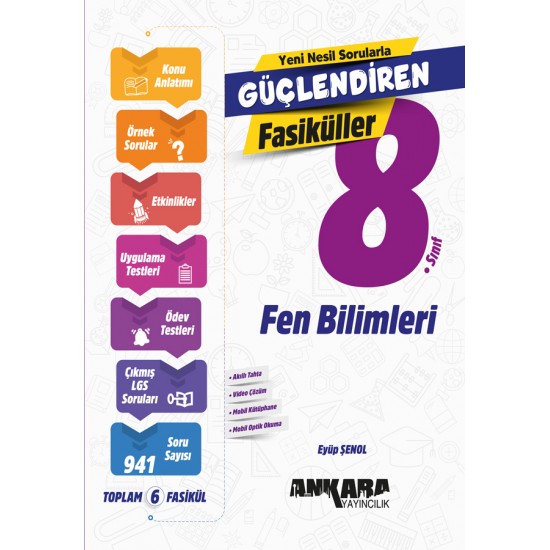 Ankara Yayıncılık 8. Sınıf Fen Bilimleri Güçlendiren SET Fasiküller
