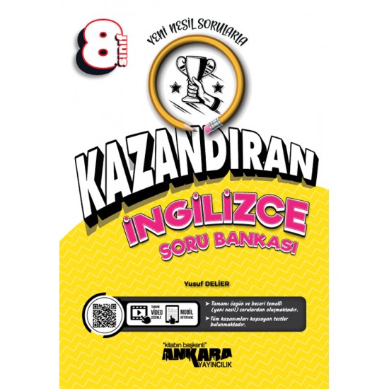 Ankara Yayıncılık  8. Sınıf Kazandıran İngilizce Soru Bankası