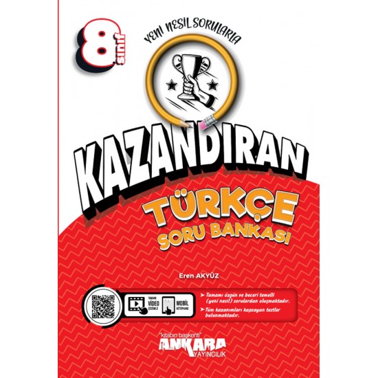 Ankara Yayıncılık  8. Sınıf Kazandıran Türkçe Soru Bankası