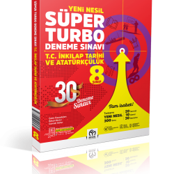 Model Eğitim Yayınları 8. Sınıf T.C. İnkılap Tarihi ve Atatürkçülük Yeni Nesil Süper Turbo Deneme Sınavı