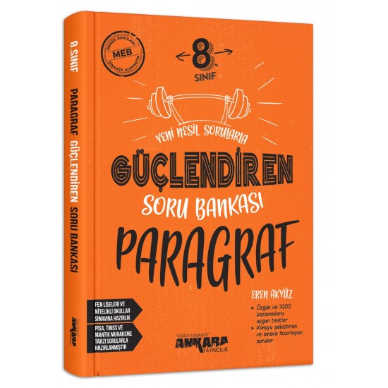 Ankara Yayınları 8. Sınıf Güçlendiren Paragraf Soru Bankası